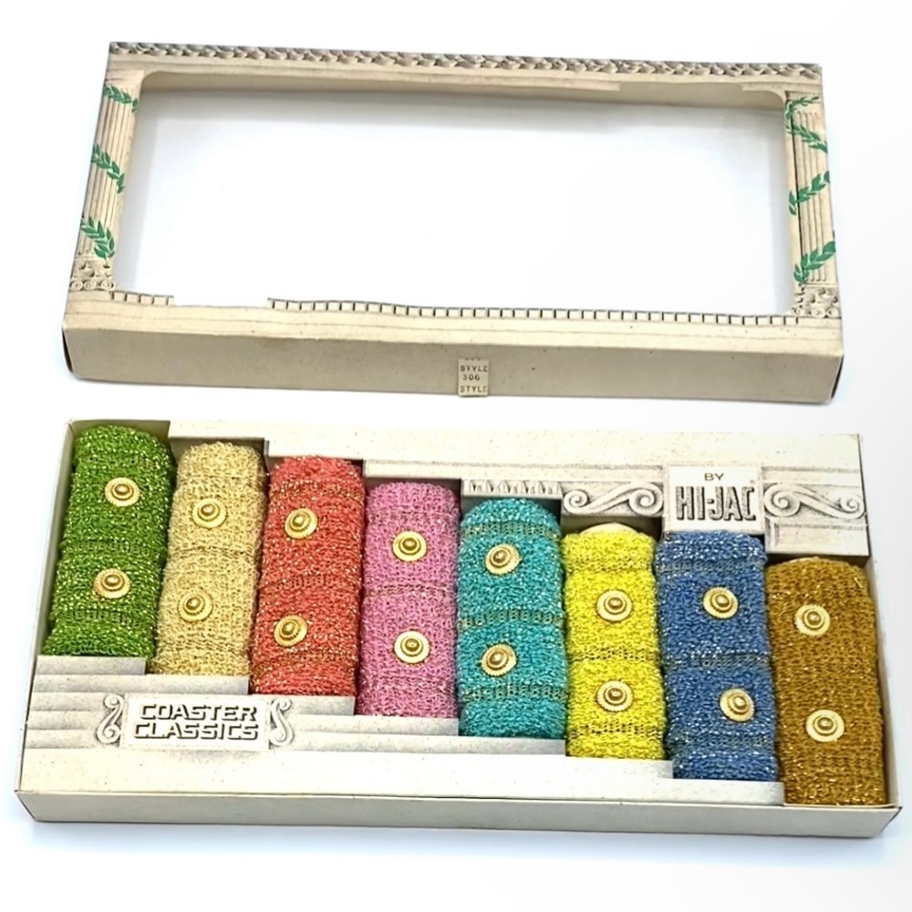 VINTAGE - Multi-Colored  DECOR Coaster Classics